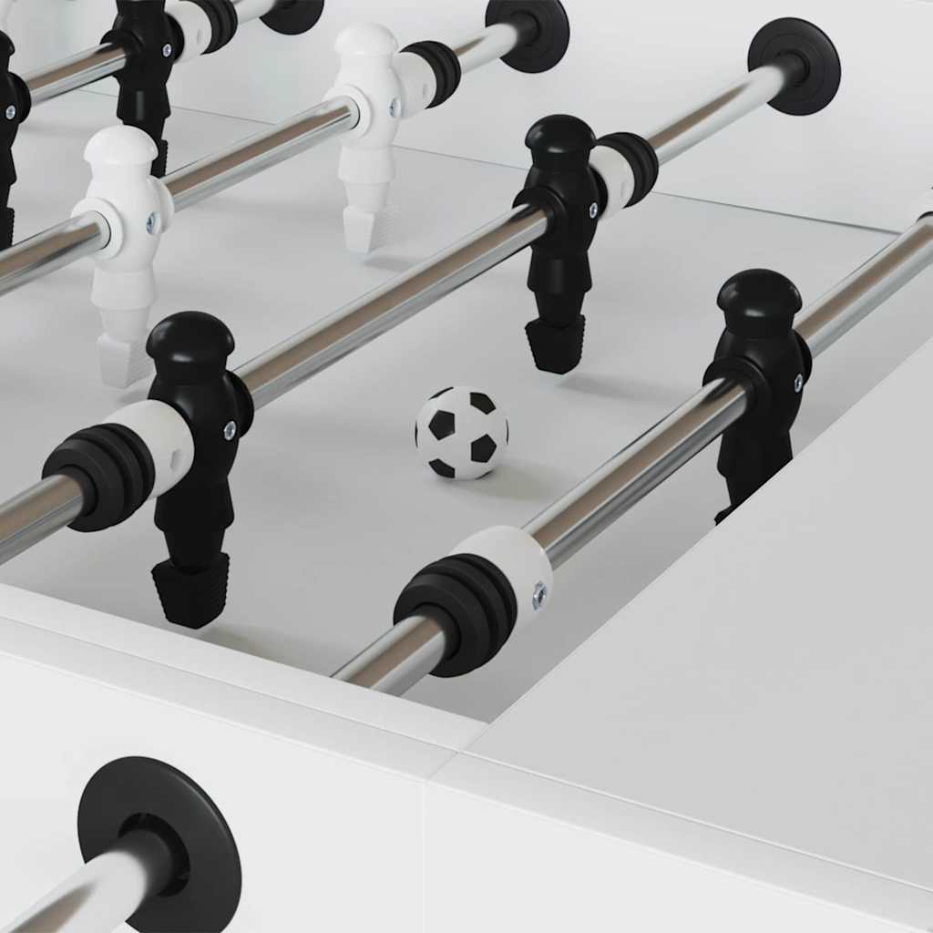 vidaXL Calcio da Tavolo 12 pcs Bianco 3,6 x 3,6 cm Polipropilene