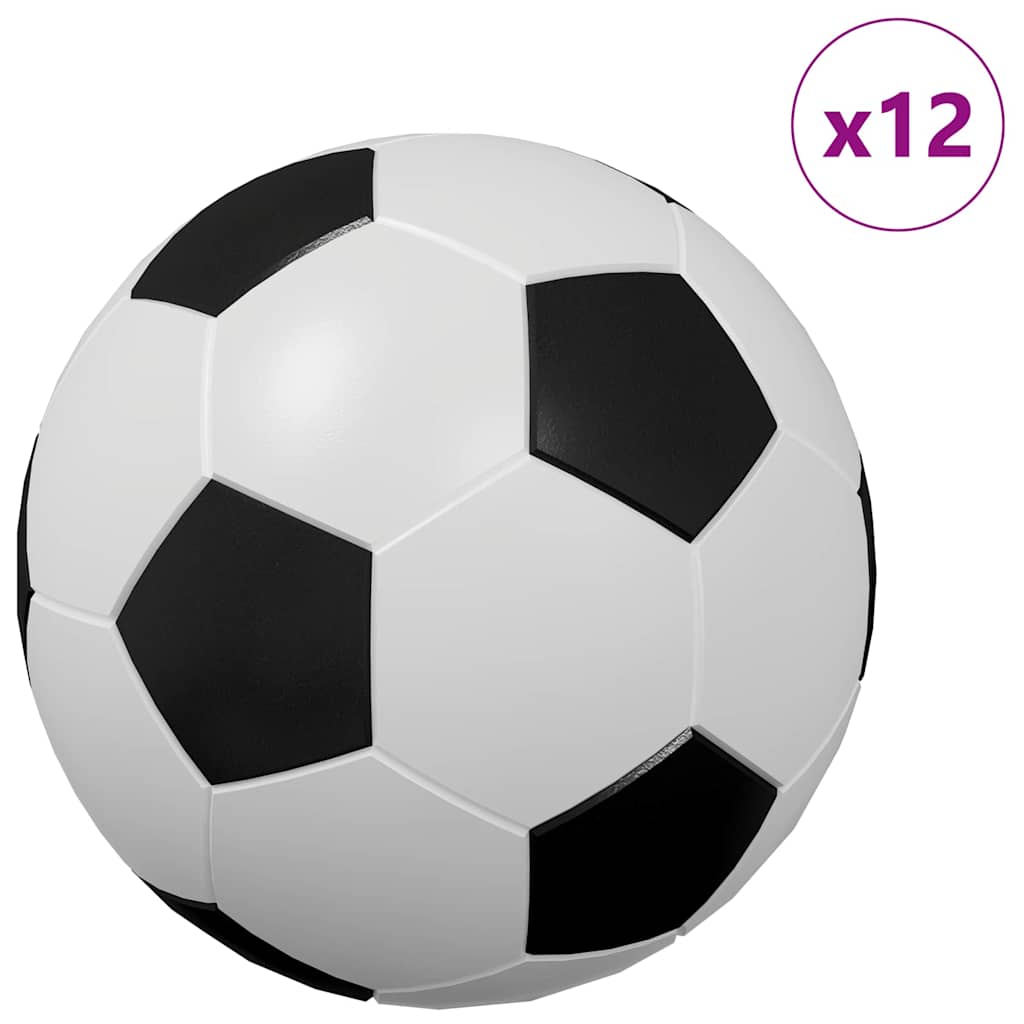 vidaXL Calcio da Tavolo 12 pcs Bianco 3,6 x 3,6 cm Polipropilene