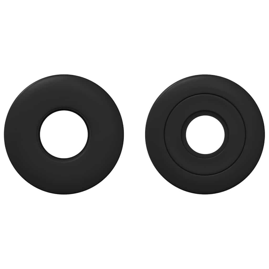 vidaXL Cuscinetti per tavolo da biliardino 10 pcs Nero 5 x 5 x 2,8 cm