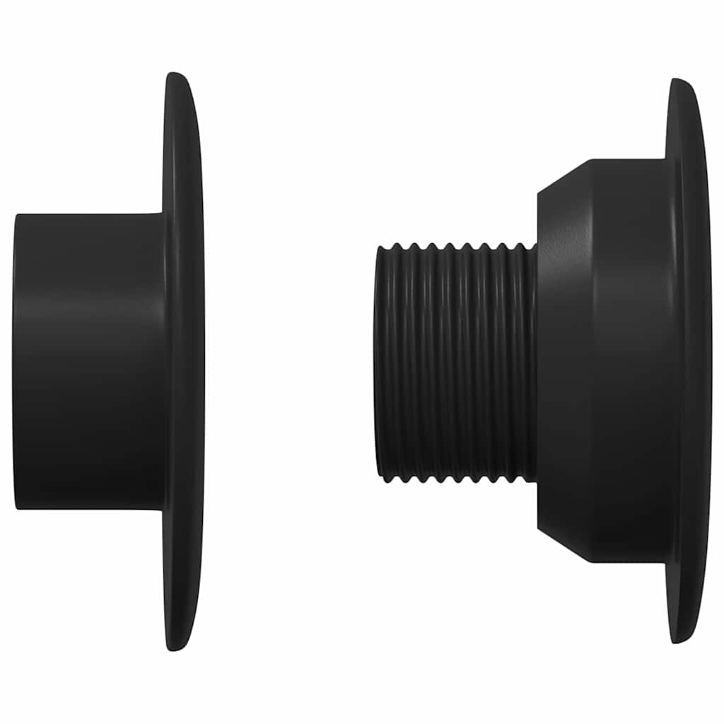 vidaXL Cuscinetti per tavolo da biliardino 10 pcs Nero 5 x 5 x 2,8 cm
