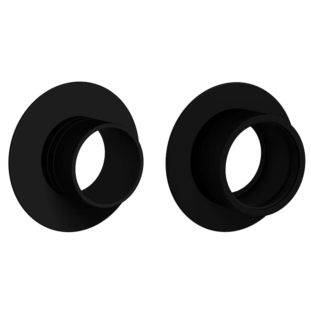 vidaXL Tappi per tavolo da calciobalilla 10 pcs Nero 3 x 3 x 1,4 cm