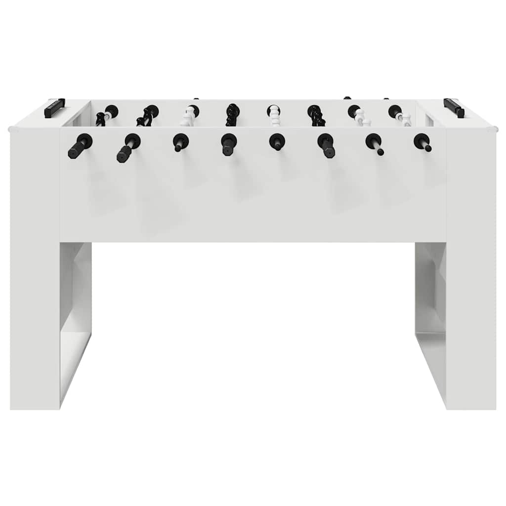 vidaXL Tavolo da Foosball Bianco 146,5 x 74 x 85 cm Legno multistrato