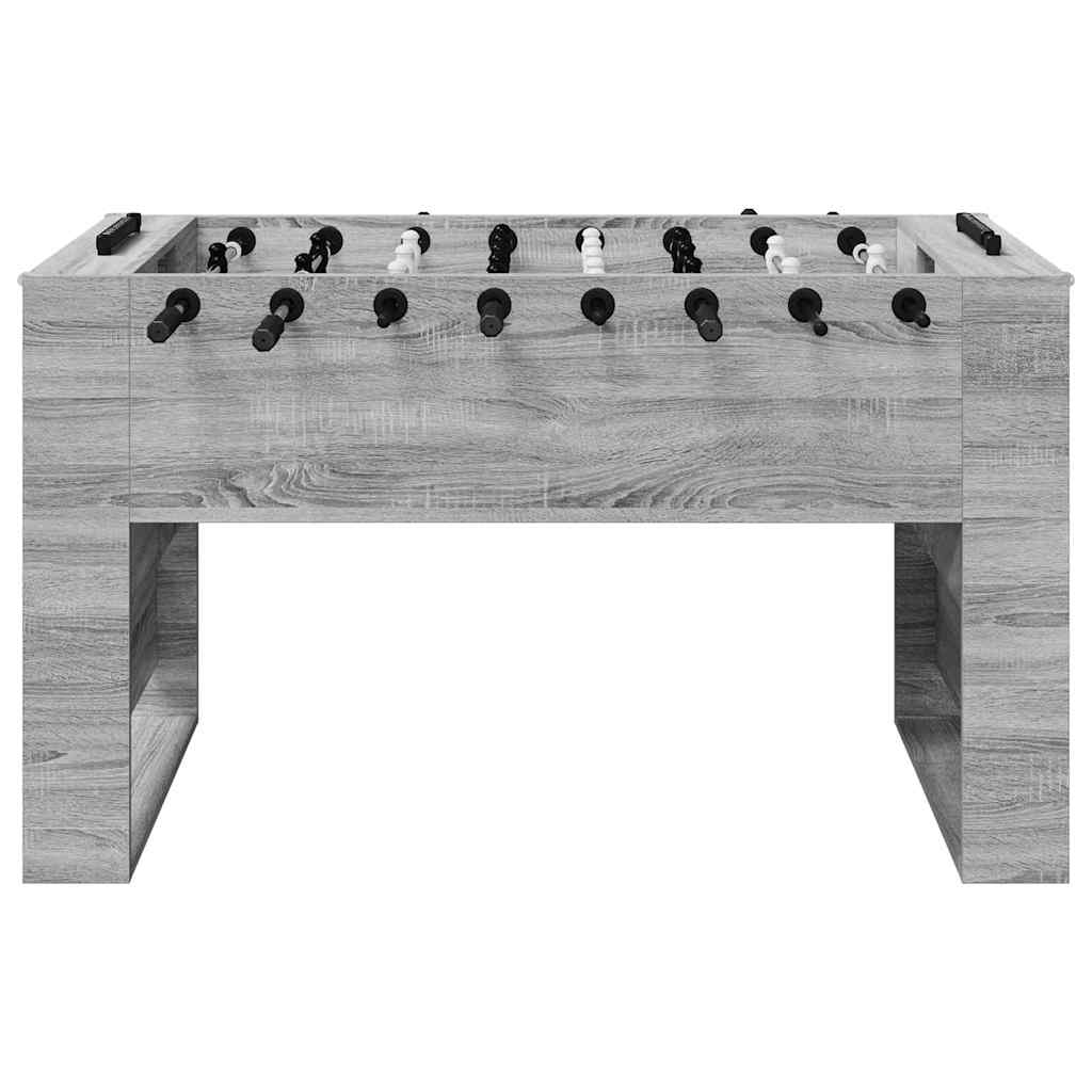 vidaXL Tavolo da Foosball Sonoma grigia 146,5 x 74 x 85 cm