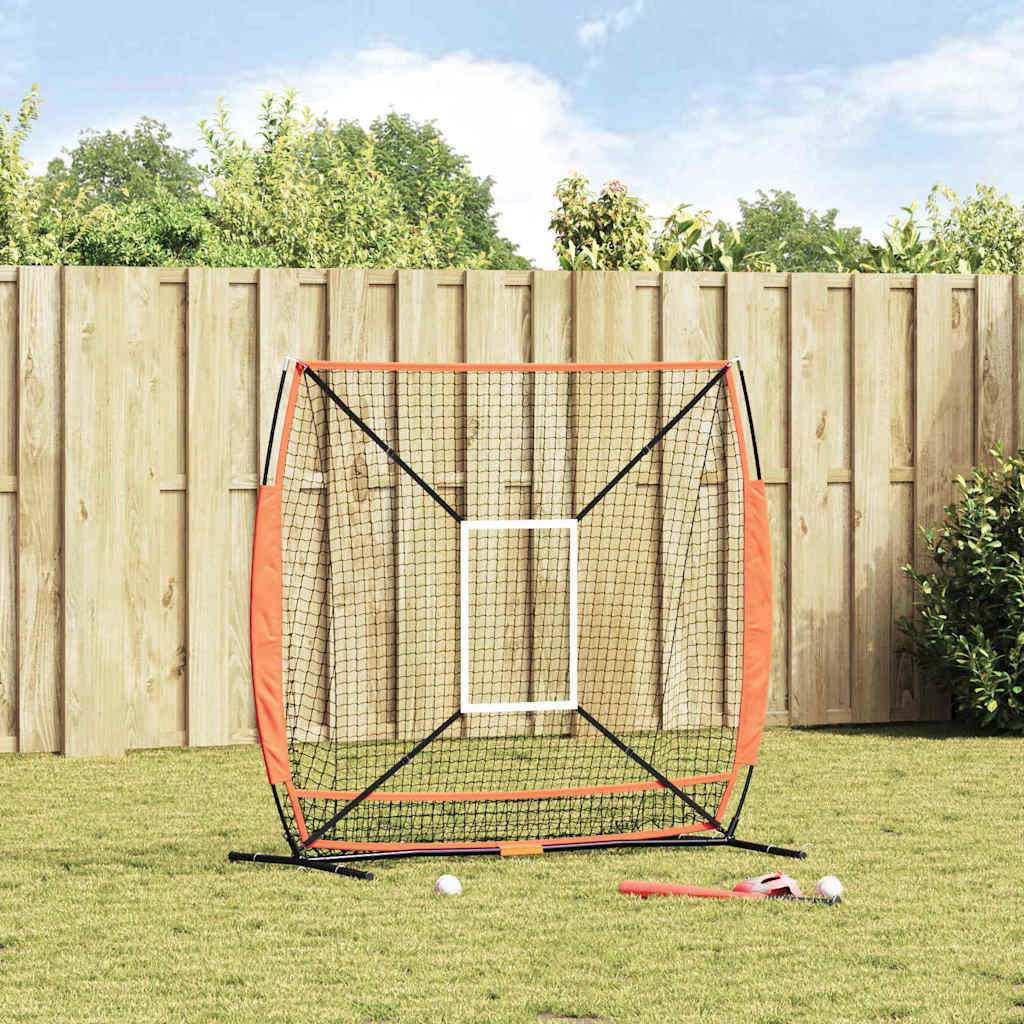 vidaXL Rete da pratica per baseball 180 x 89,5 x 152,5 cm