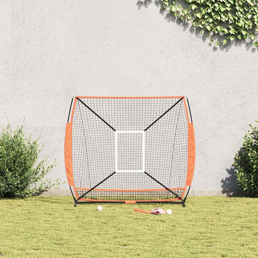 vidaXL Rete da pratica per baseball 180 x 89,5 x 152,5 cm