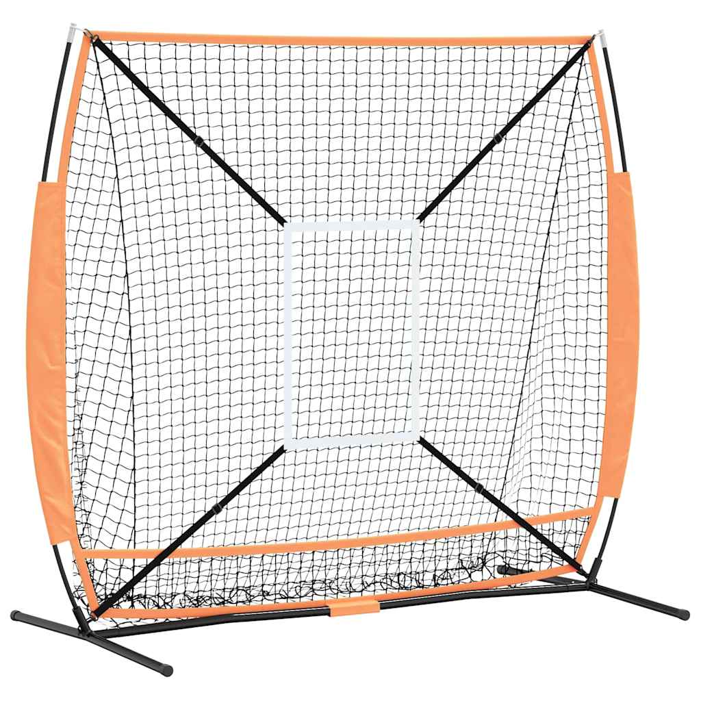 vidaXL Rete da pratica per baseball 180 x 89,5 x 152,5 cm