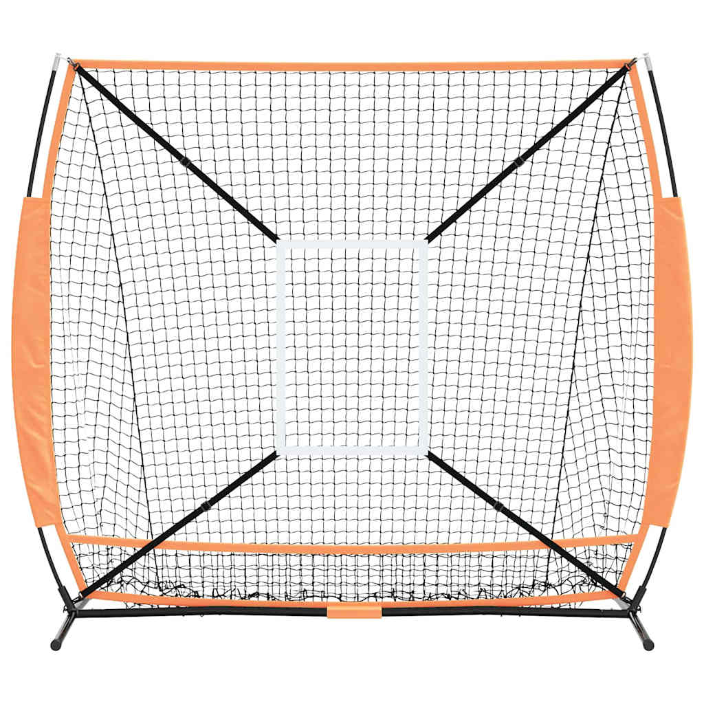 vidaXL Rete da pratica per baseball 180 x 89,5 x 152,5 cm