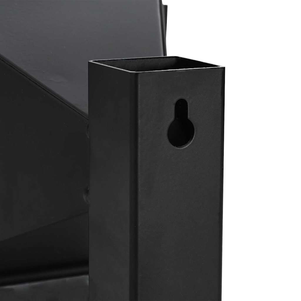 vidaXL Trappola per pallini Nero 17.5 x 17.5 x 17 cm Acciaio