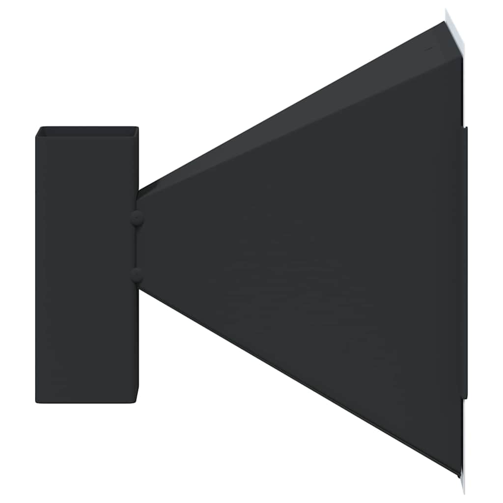 vidaXL Trappola per pallini Nero 17.5 x 17.5 x 17 cm Acciaio
