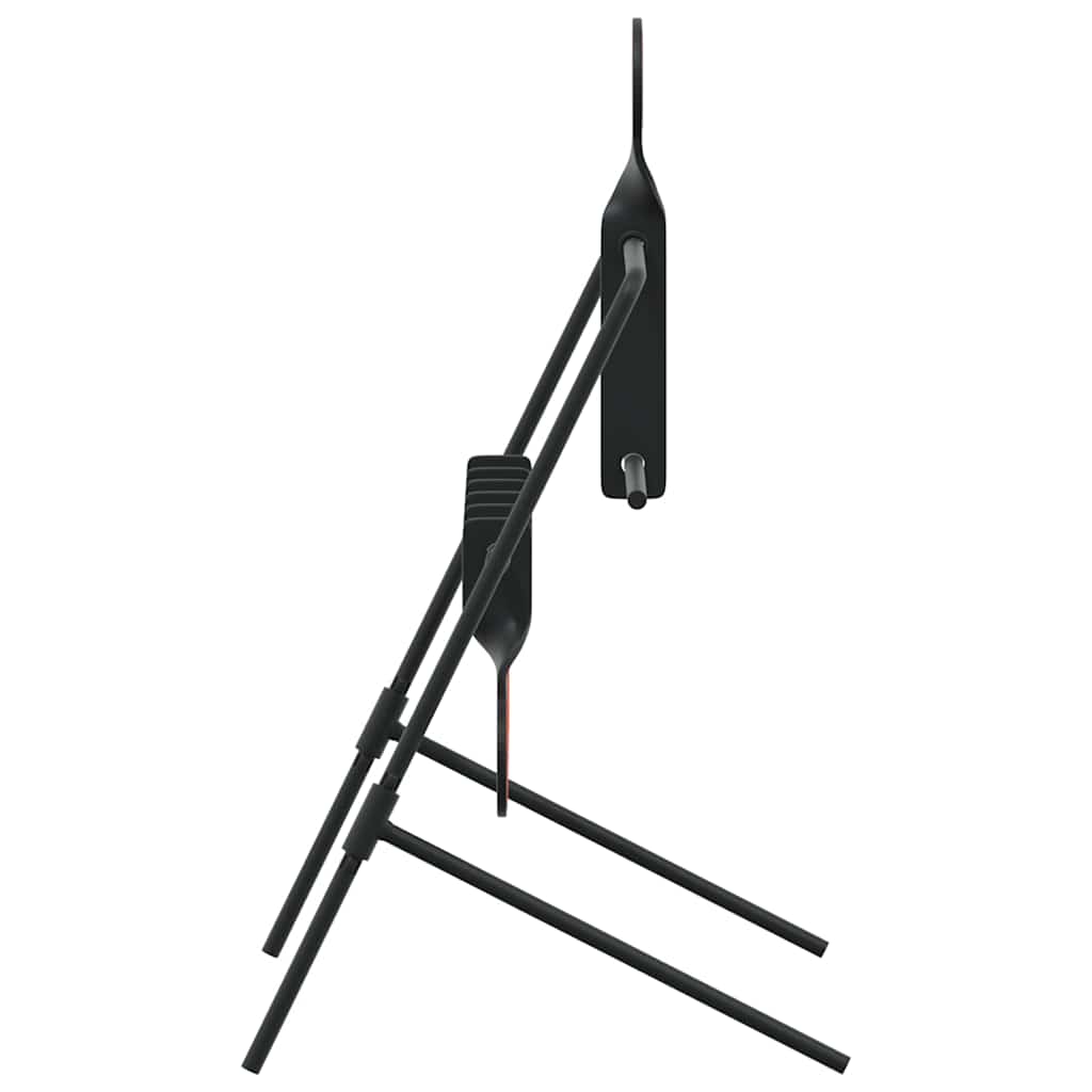 vidaXL Bersaglio che si ripristina Nero 38 x 20 x 33.5 cm Acciaio