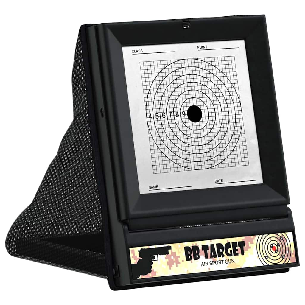 vidaXL Bersaglio Airsoft Nero 19 x 26 x 25 cm Plastica