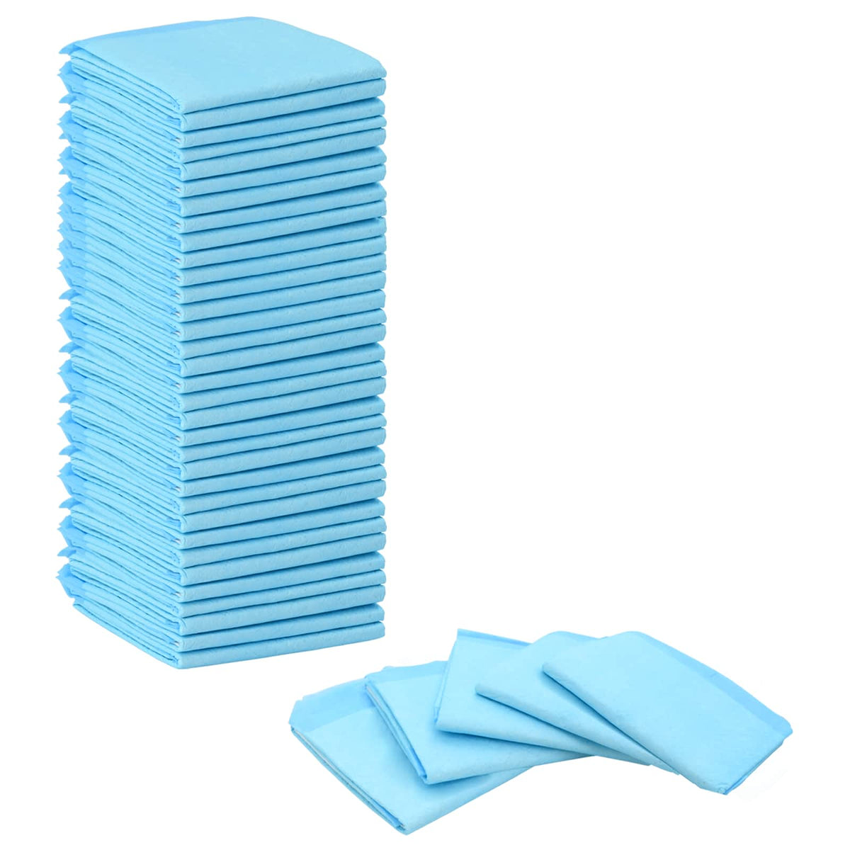 vidaXL Tappetini igienici per animali in tessuto non tessuto, 50 pz, 60 x 45 cm