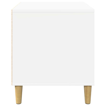 vidaXL Cuccia per cani, bianca, 44 x 42 x 49 cm, in legno multistrato