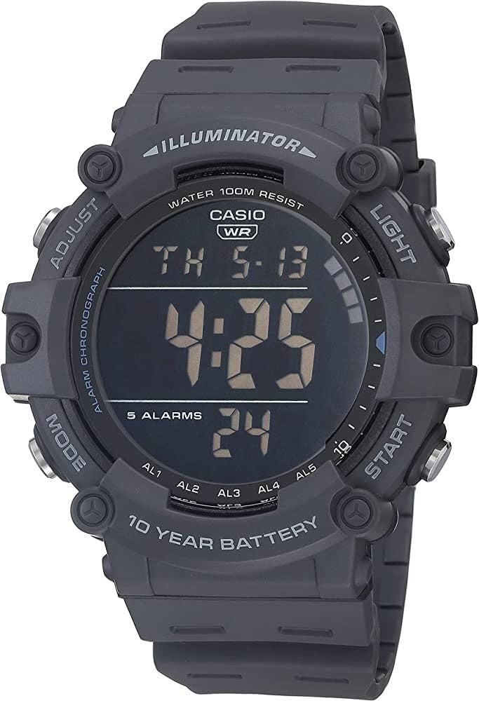 CASIO SPORT Mod. DIVER - ILLUMINATOR WORLDTIME 10 YEARS BATTERY - GREY