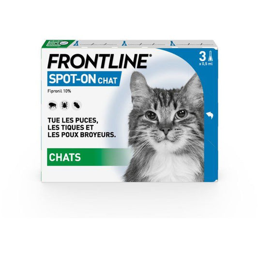 FRONTLINE 3 SPOT ON Pipette antiparassitarie per gatti - Pulci, zecche, pidocchi