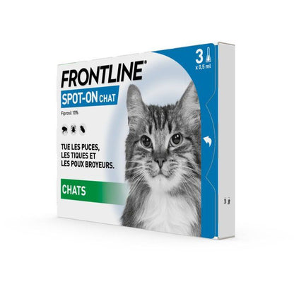 FRONTLINE 3 SPOT ON Pipette antiparassitarie per gatti - Pulci, zecche, pidocchi