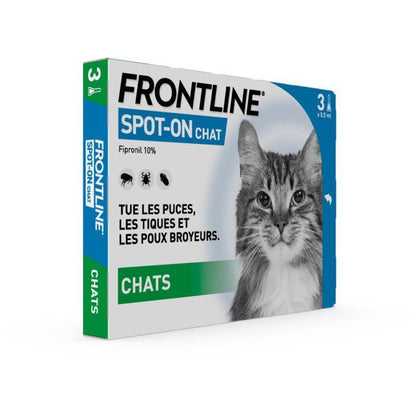 FRONTLINE 3 SPOT ON Pipette antiparassitarie per gatti - Pulci, zecche, pidocchi