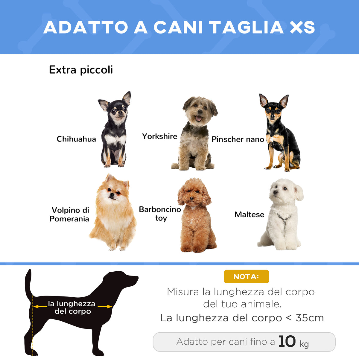 Lettino per Cani Pieghevole in Acciaio e Tessuto Oxford per Interni ed Esterni, 59x46x15 cm, Grigia