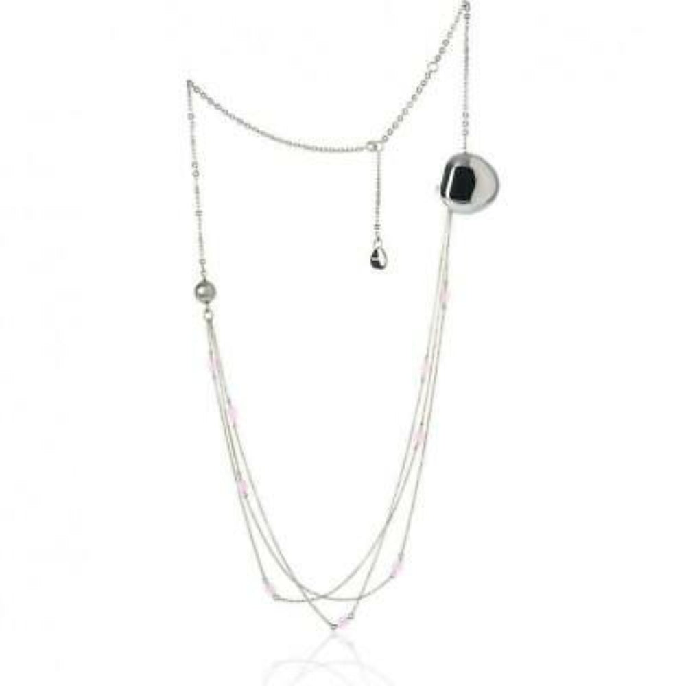 BREIL JEWELS BLOOM Collection Mod. CUORE - Agata / Pink Agathe 35cm ***SPECIAL PRICE***