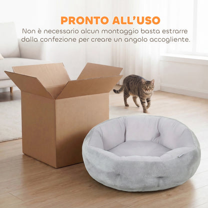 Letto Reversibile per Gatti, Letto per Cani di Piccola Taglia da Interno