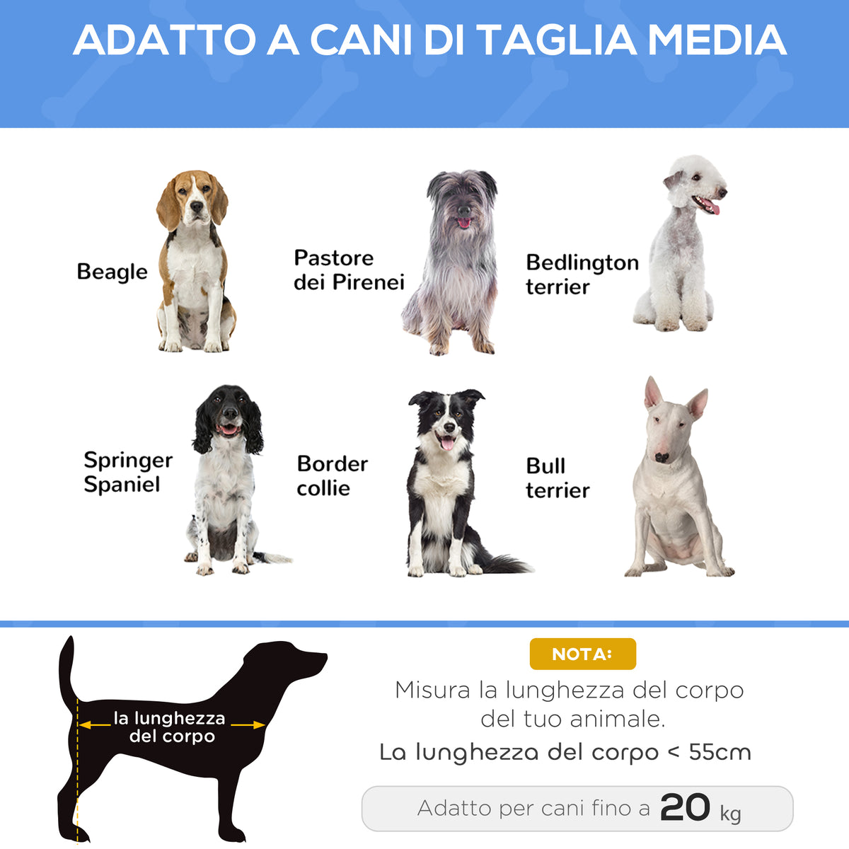 Lettino per Cani Rialzato con Poggiatesta Interno ed Esterno, 106x81x33 cm, Nero
