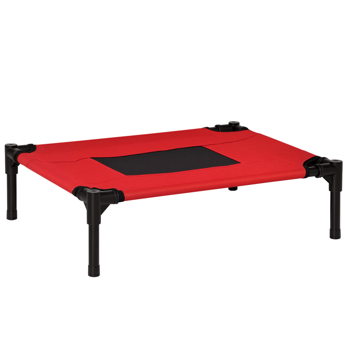 Cuccia Estiva Brandina per Cani fino a 11.3kg da Esterno e Interno, 61x46x18 cm, Rosso