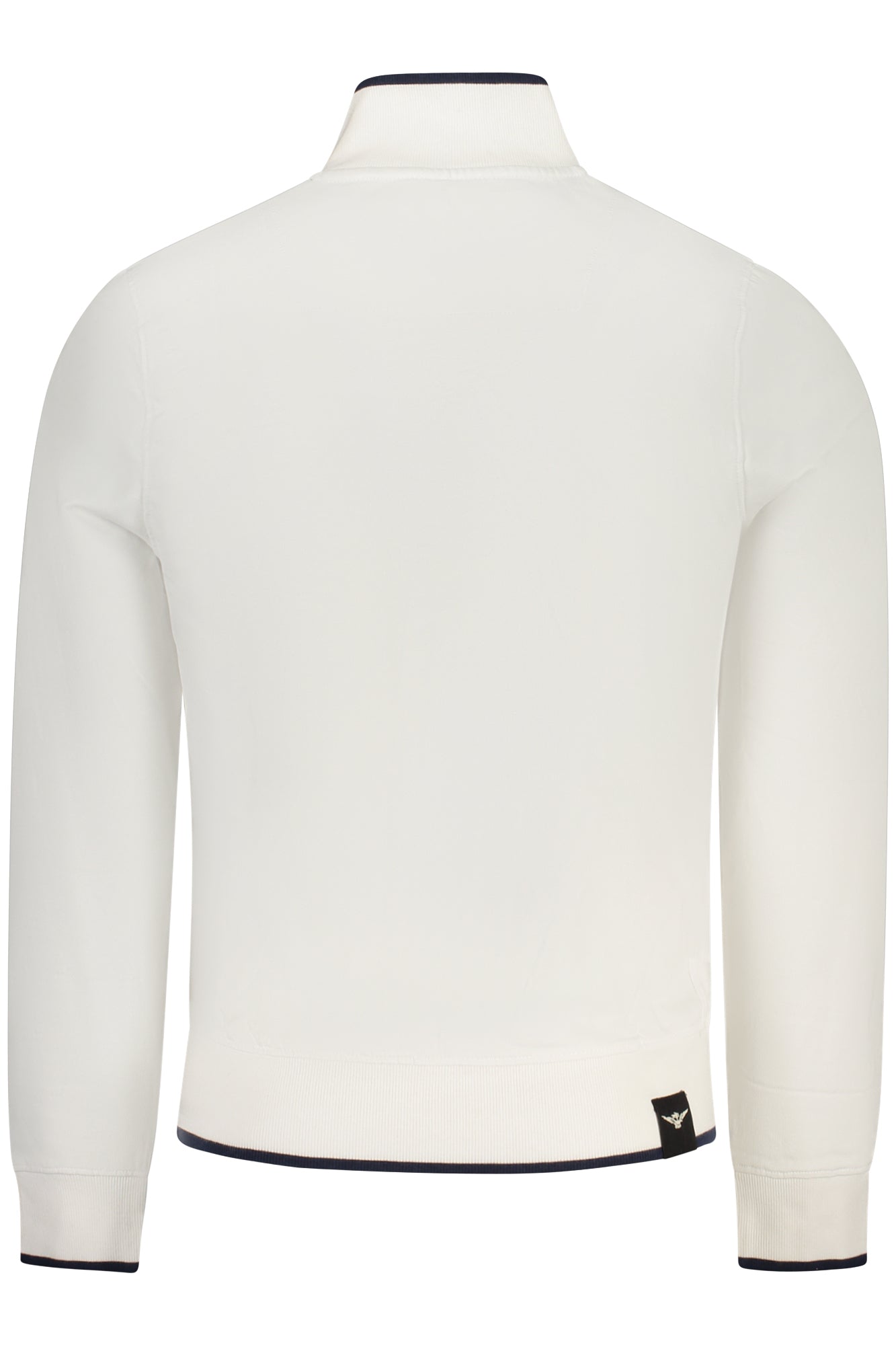 ACCADEMIA MILITARE FELPA CON ZIP UOMO BIANCO TAGLIA = L