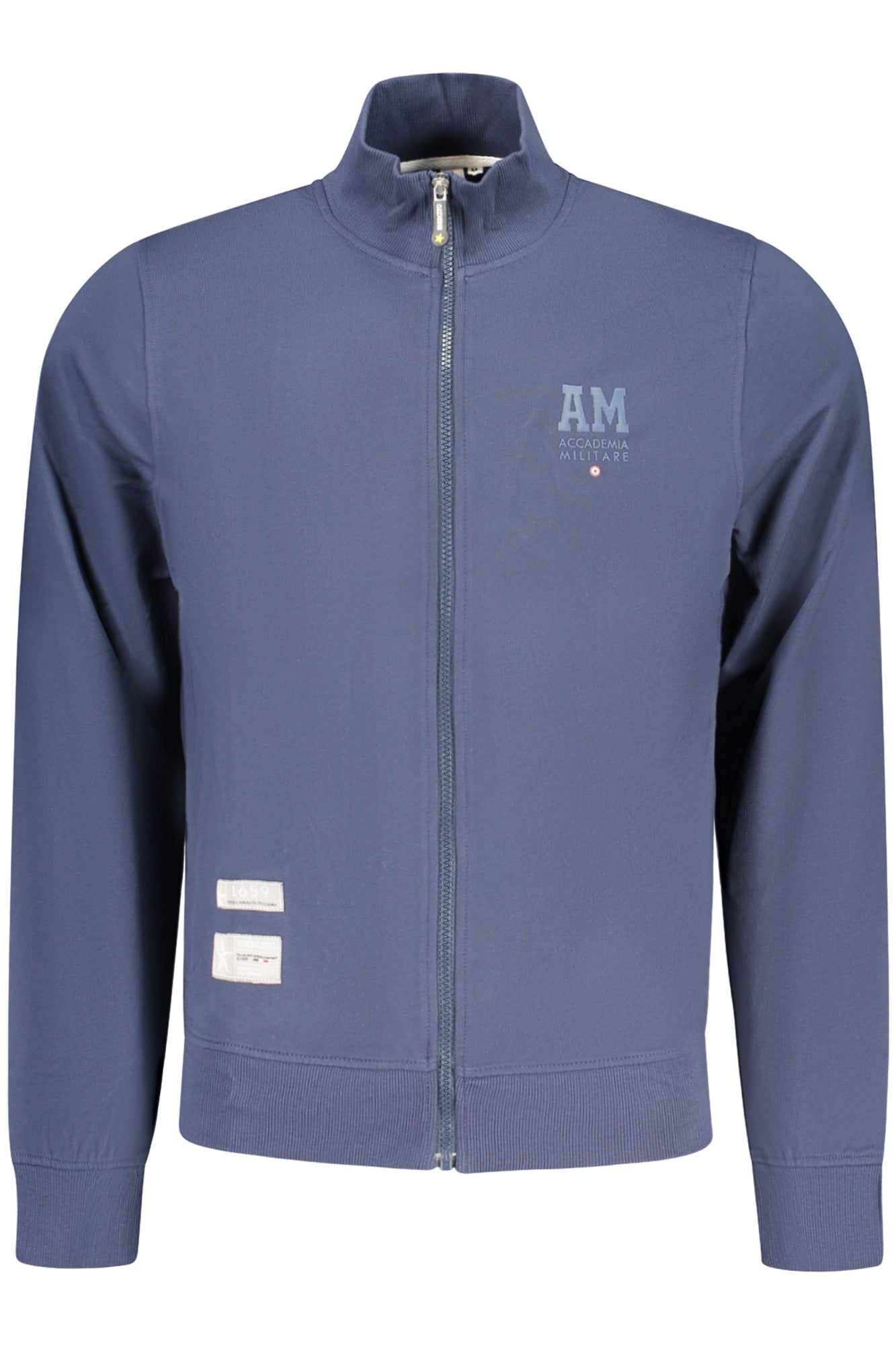 ACCADEMIA MILITARE FELPA CON ZIP UOMO BLU TAGLIA = 3XL