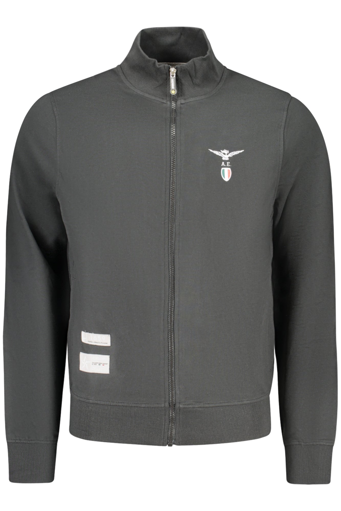 ACCADEMIA MILITARE FELPA CON ZIP UOMO NERO TAGLIA = 2XL