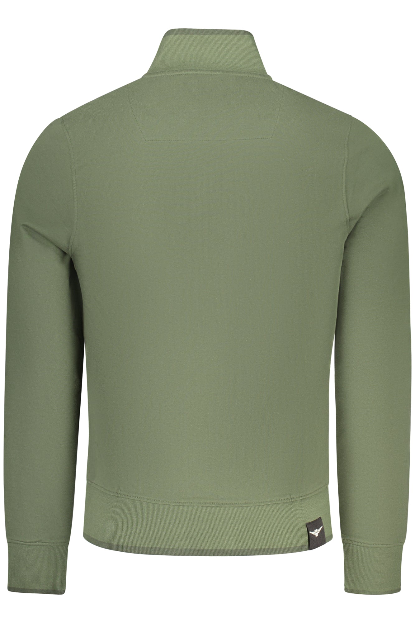 ACCADEMIA MILITARE FELPA CON ZIP UOMO VERDE TAGLIA = M