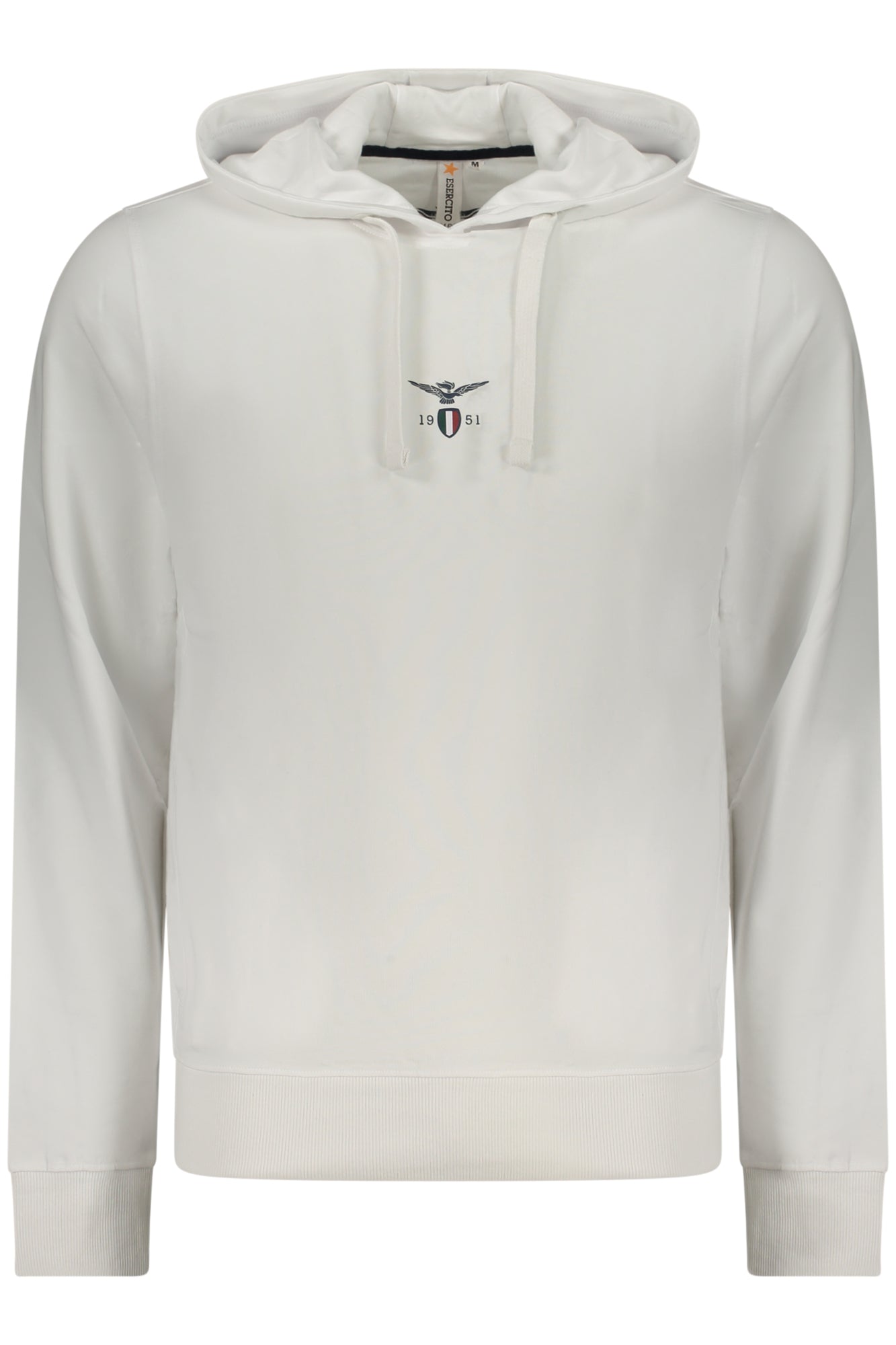 ACCADEMIA MILITARE FELPA SENZA ZIP UOMO BIANCO TAGLIA = 2XL