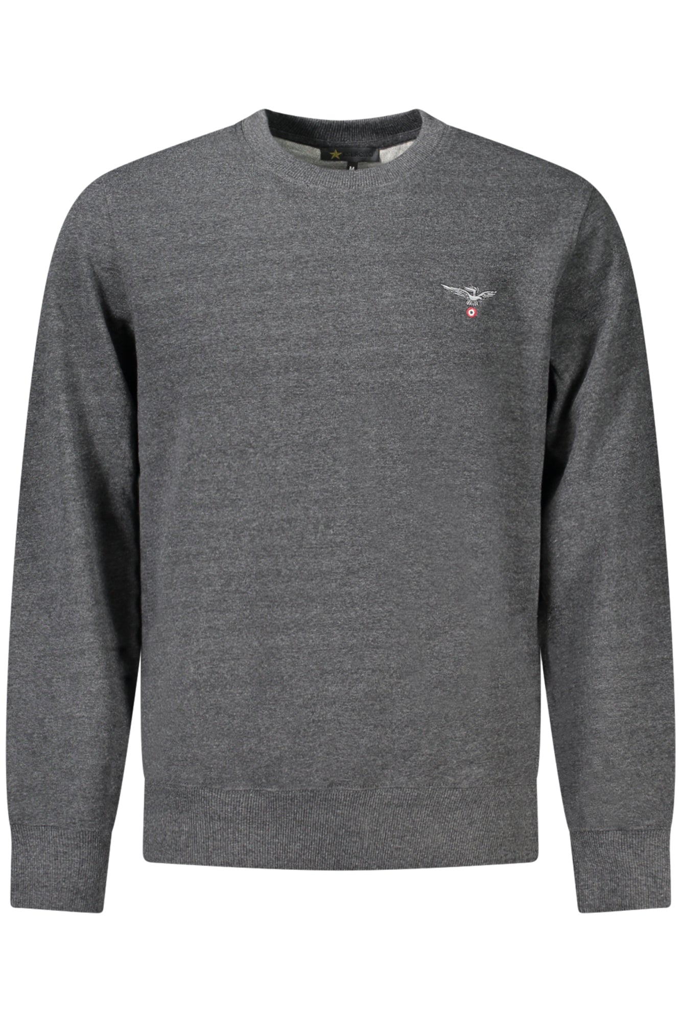ACCADEMIA MILITARE FELPA SENZA ZIP UOMO GRIGIO TAGLIA = L