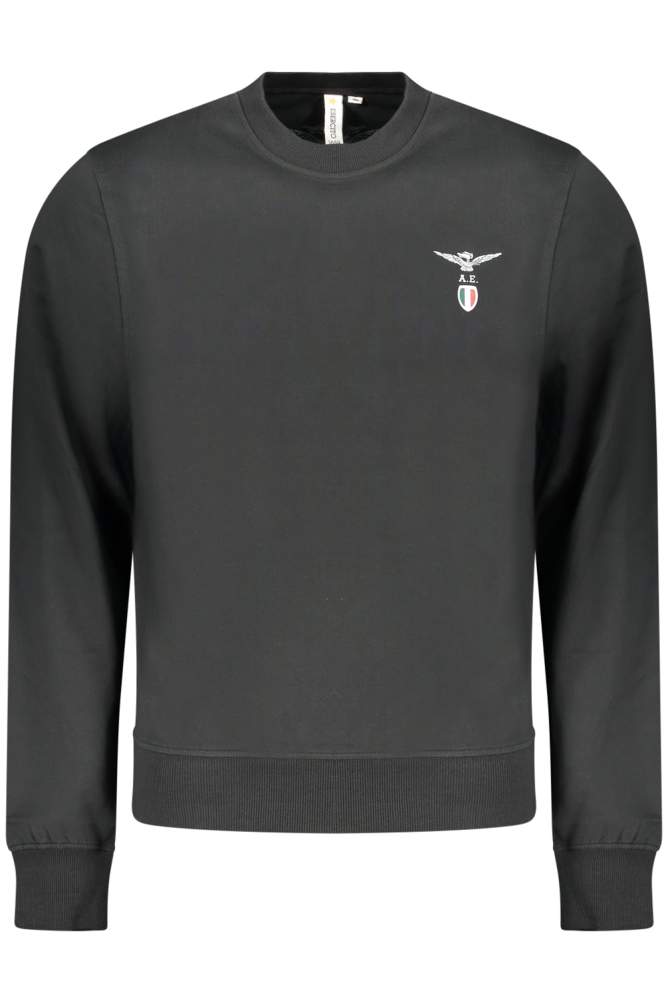 ACCADEMIA MILITARE FELPA SENZA ZIP UOMO NERO TAGLIA = 2XL