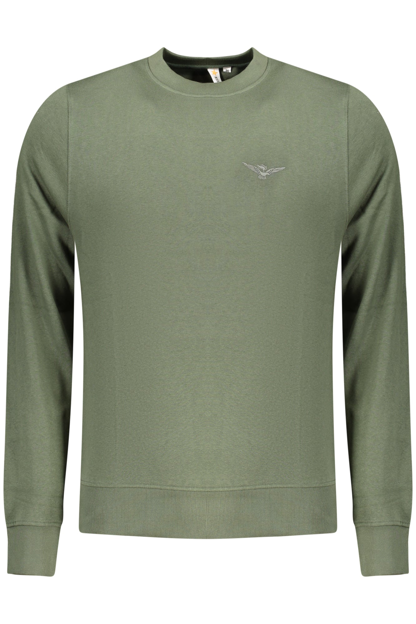 ACCADEMIA MILITARE FELPA SENZA ZIP UOMO VERDE TAGLIA = L