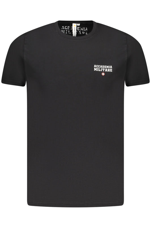 ACCADEMIA MILITARE T-SHIRT MANICHE CORTE UOMO NERO TAGLIA = M