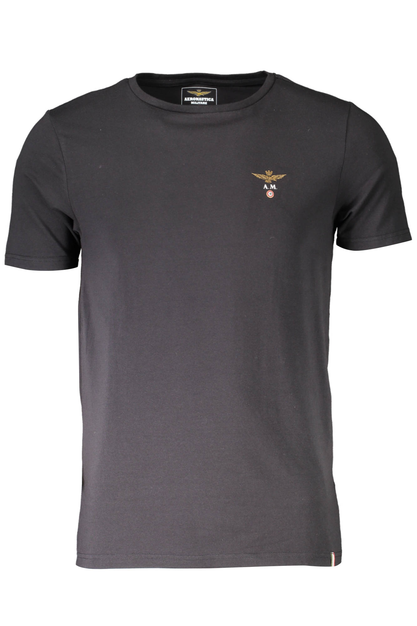 AERONAUTICA MILITARE T-SHIRT ESTERNABILE UOMO NERO TAGLIA = L