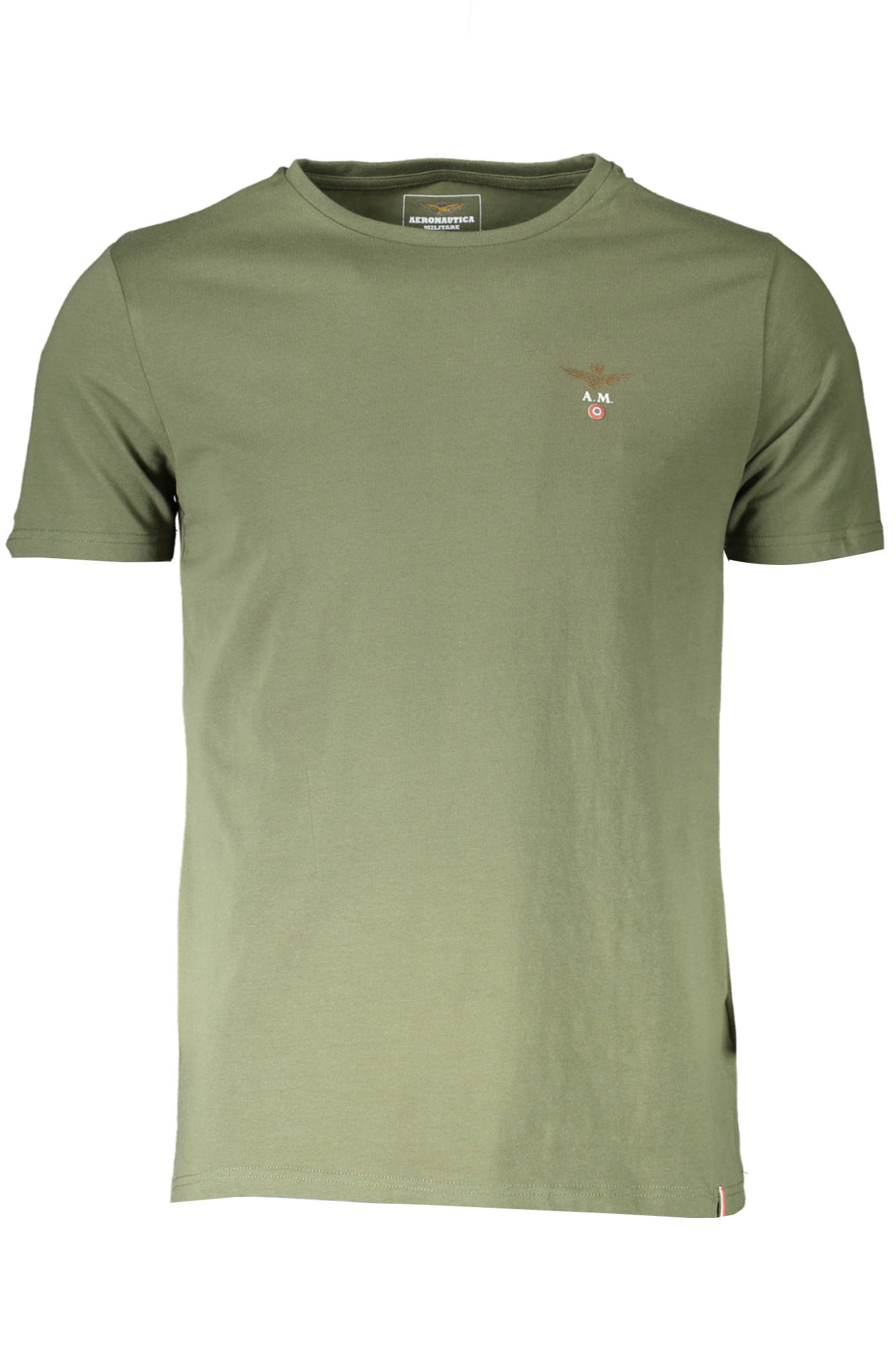 AERONAUTICA MILITARE T-SHIRT ESTERNABILE UOMO VERDE TAGLIA = L