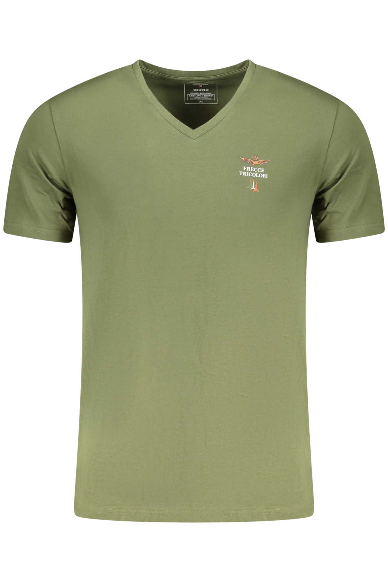 AERONAUTICA MILITARE T-SHIRT ESTERNABILE UOMO VERDE TAGLIA = M
