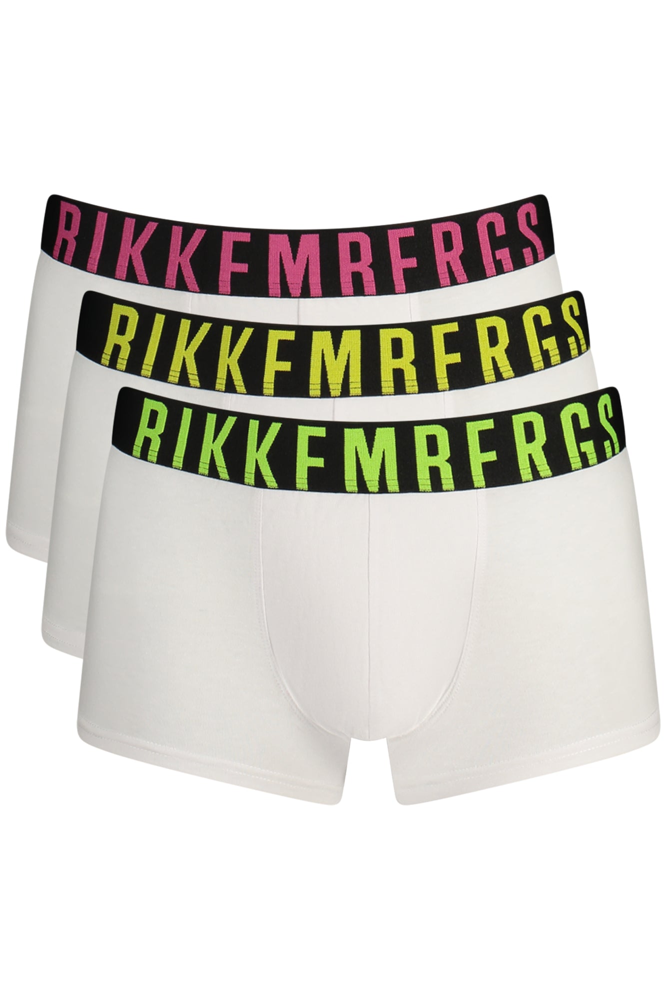 BIKKEMBERGS BOXER UOMO BIANCO TAGLIA = S