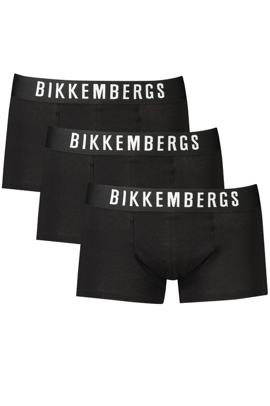 BIKKEMBERGS BOXER UOMO NERO TAGLIA = 2XL