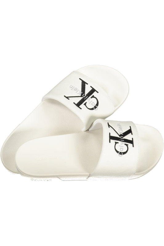 CALVIN KLEIN CALZATURA CIABATTA UOMO BIANCO TAGLIA = 43