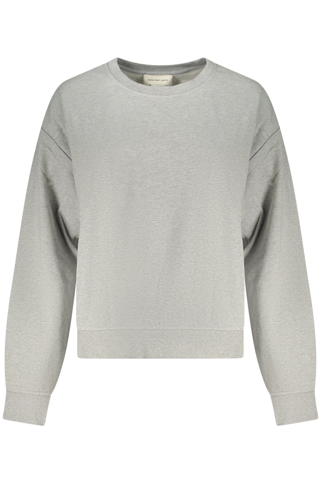 CALVIN KLEIN FELPA SENZA ZIP DONNA GRIGIO TAGLIA = S
