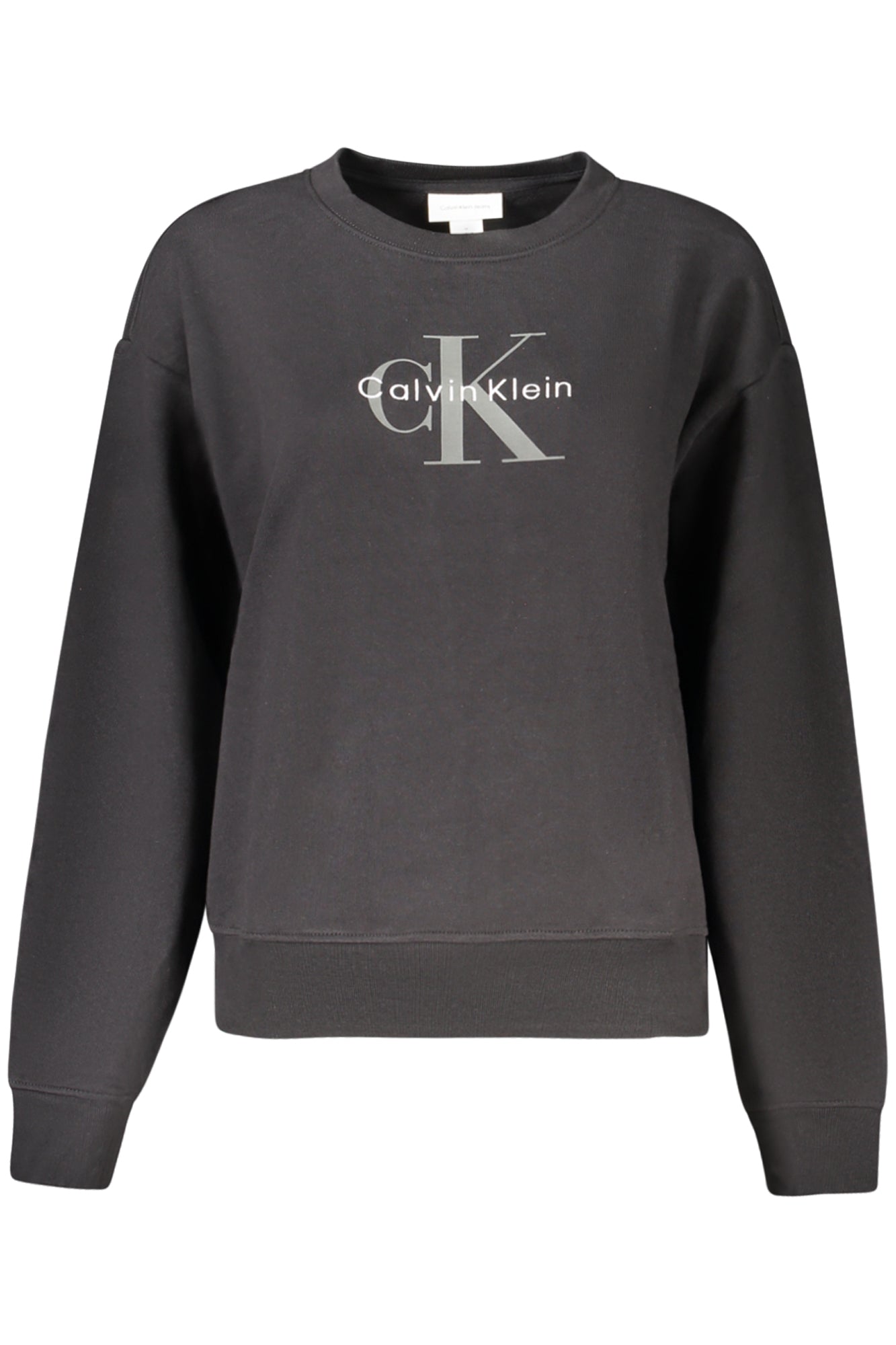 CALVIN KLEIN FELPA SENZA ZIP DONNA NERO TAGLIA = XS