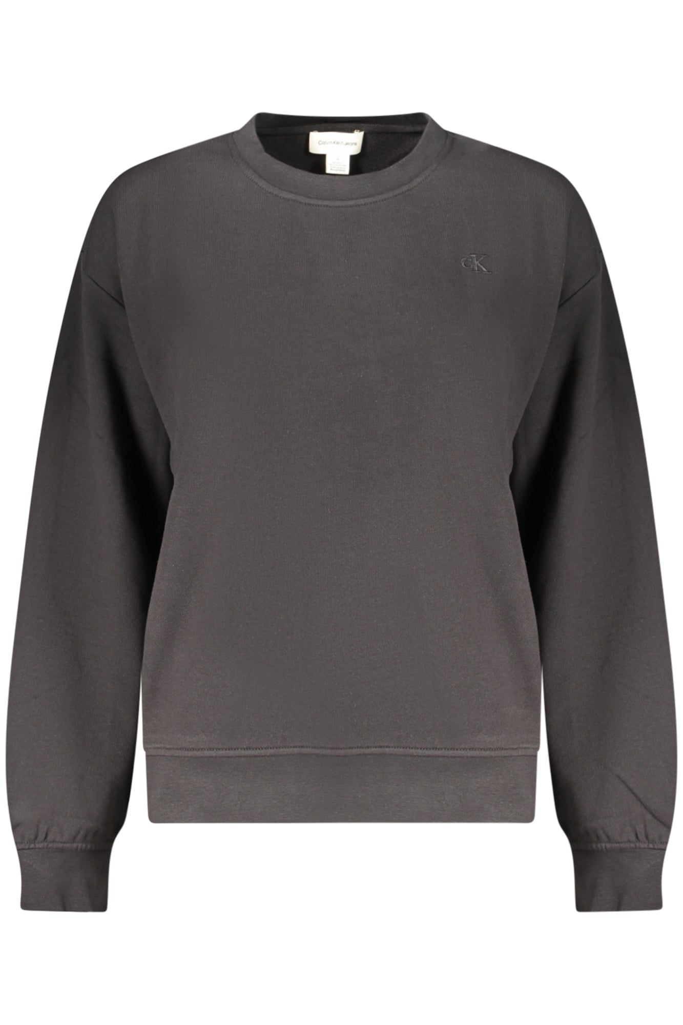 CALVIN KLEIN FELPA SENZA ZIP DONNA NERO TAGLIA = M
