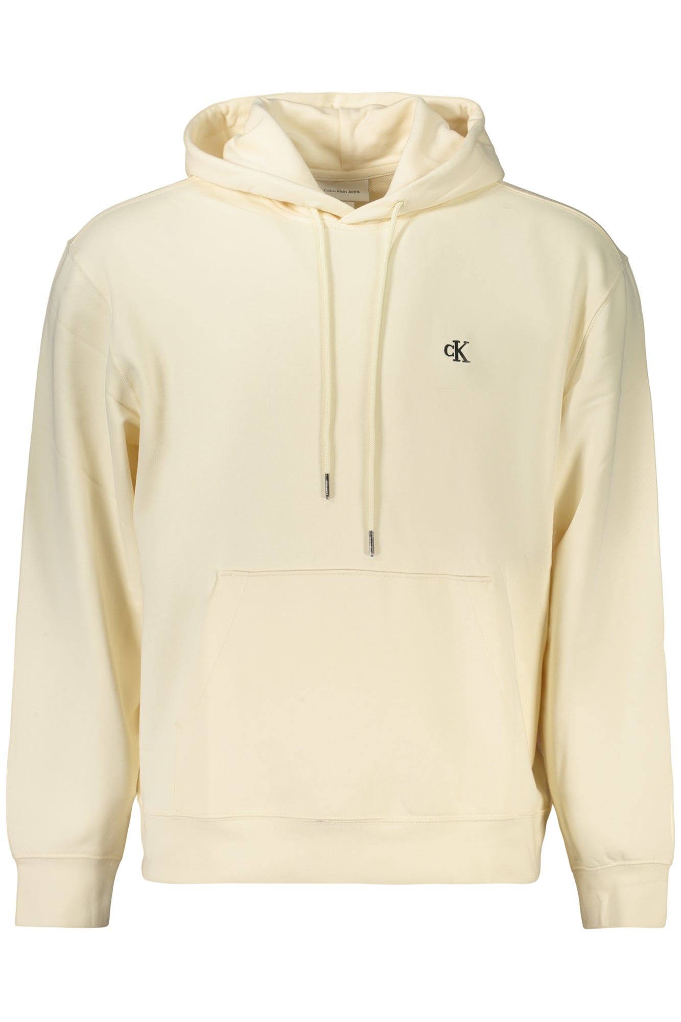 CALVIN KLEIN FELPA SENZA ZIP UOMO BEIGE TAGLIA = M