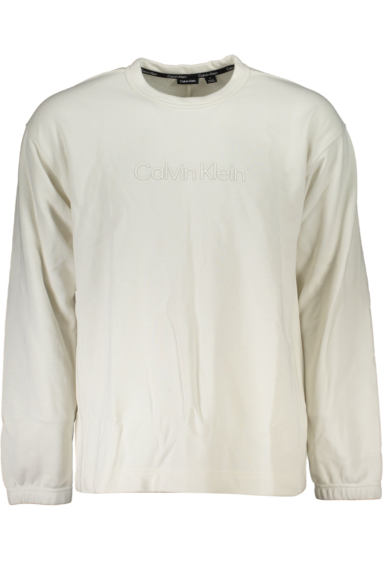 CALVIN KLEIN FELPA SENZA ZIP UOMO BIANCO TAGLIA = XL