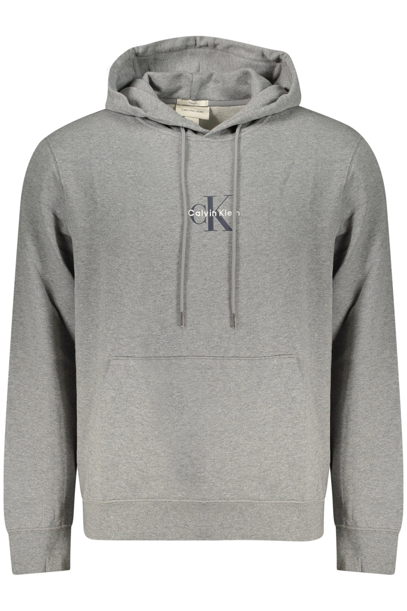 CALVIN KLEIN FELPA SENZA ZIP UOMO GRIGIO TAGLIA = XL