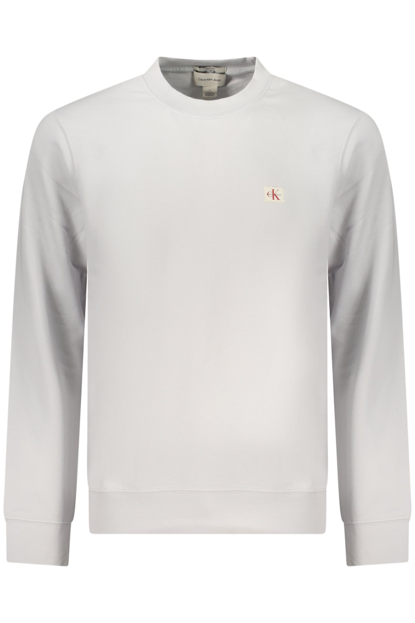 CALVIN KLEIN FELPA SENZA ZIP UOMO GRIGIO TAGLIA = L