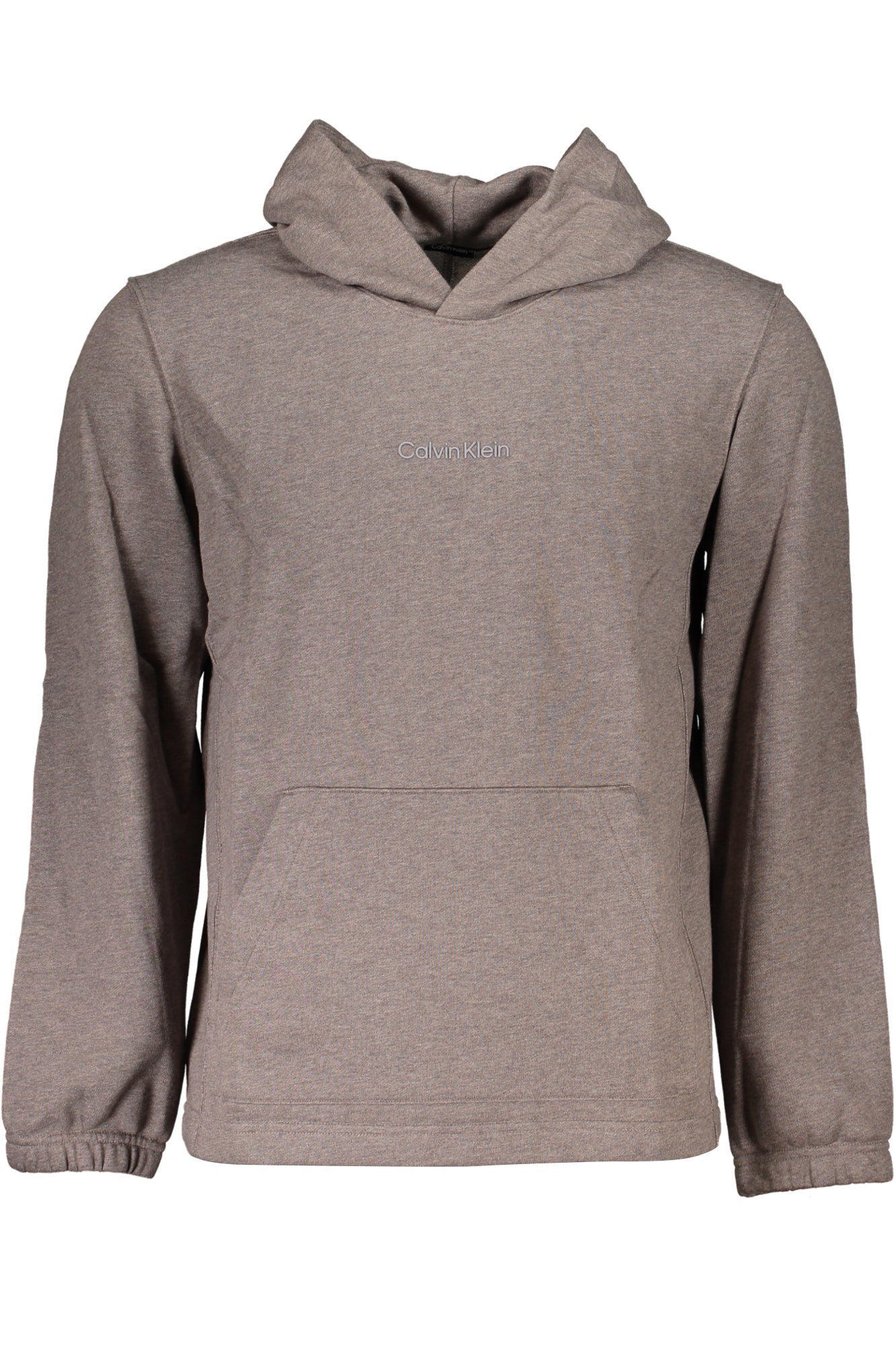 CALVIN KLEIN FELPA SENZA ZIP UOMO MARRONE TAGLIA = L