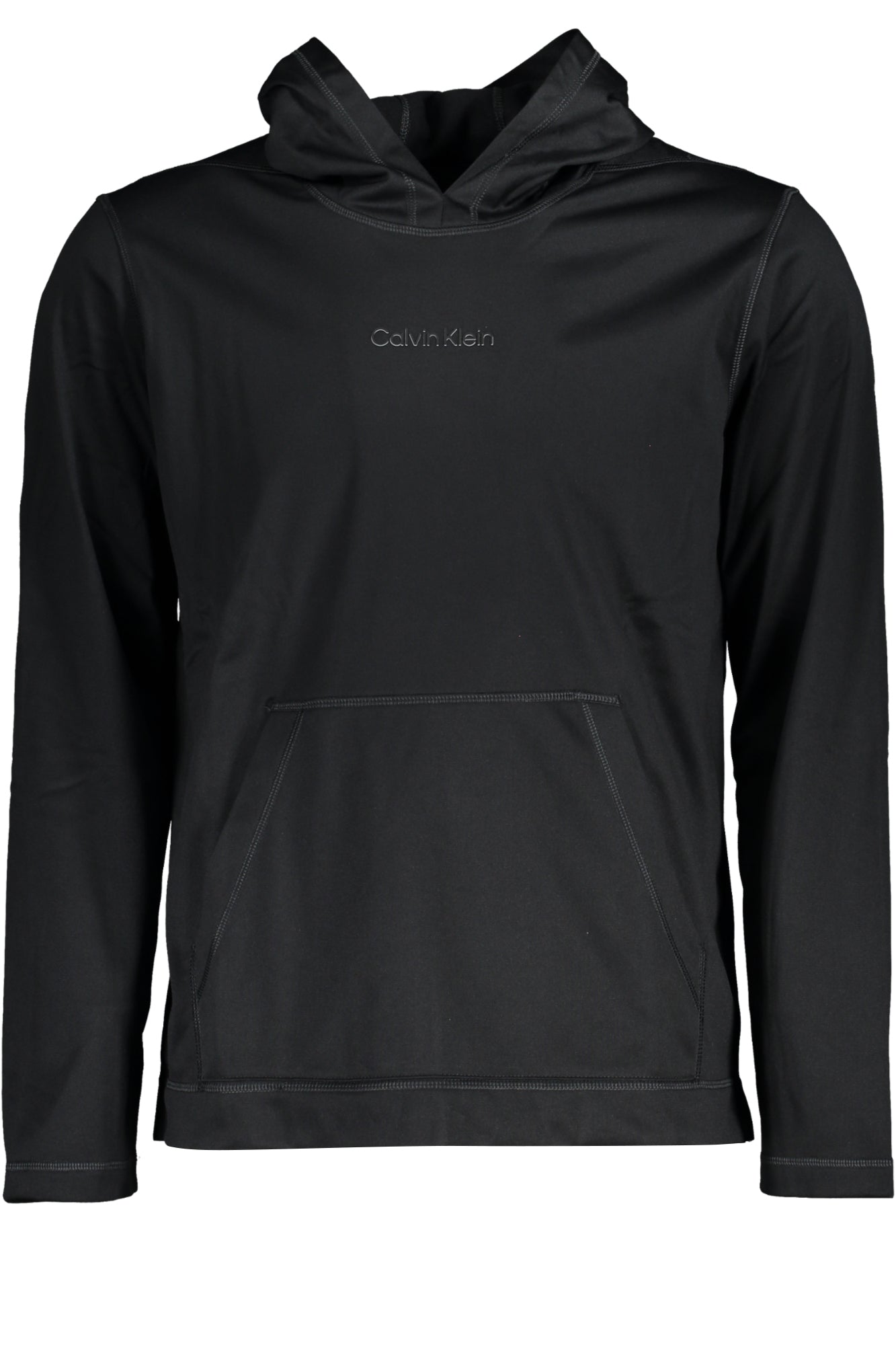 CALVIN KLEIN FELPA SENZA ZIP UOMO NERO TAGLIA = XL